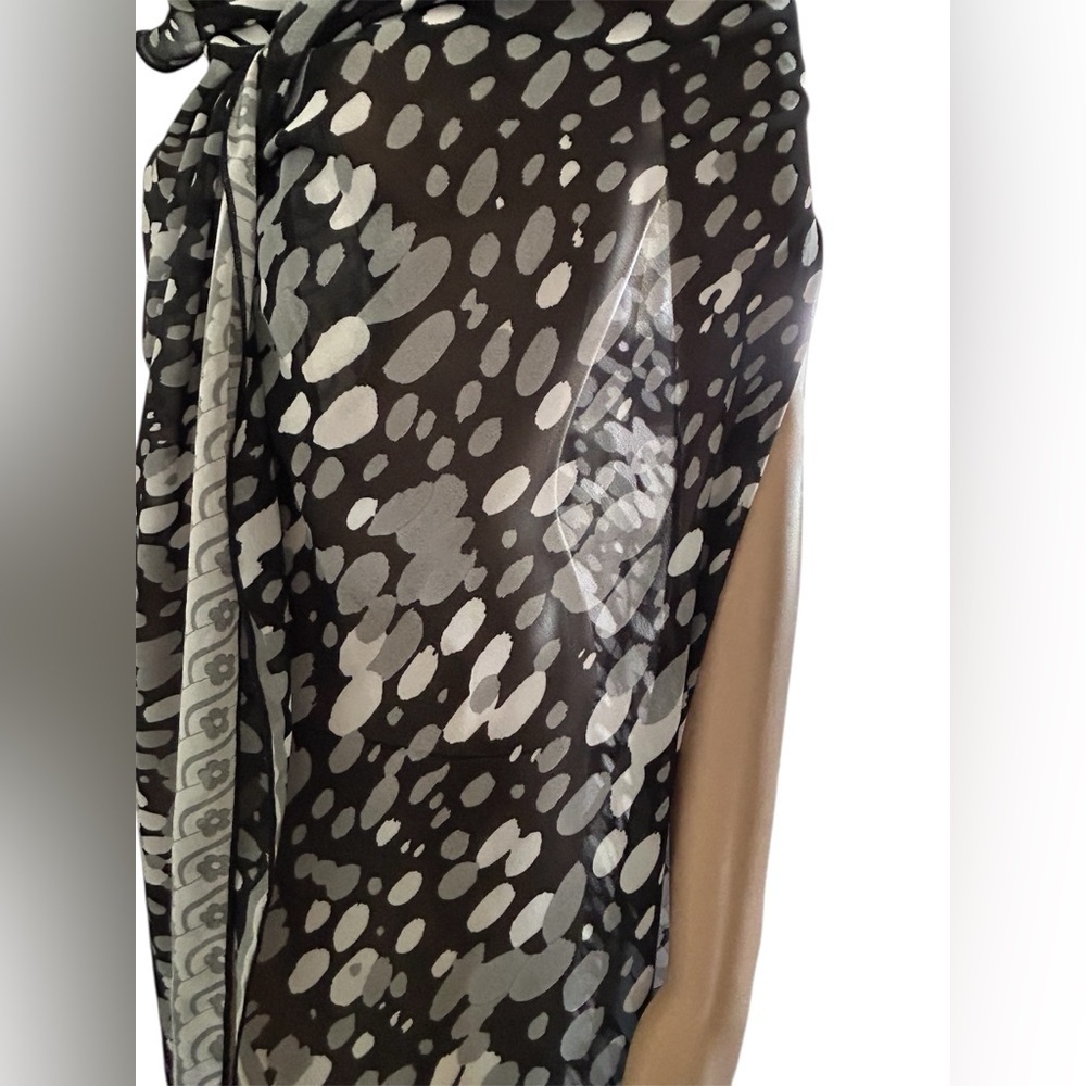 Shawl Dawls Sheer Maxi Swimsuit Coverup Vacation Oversized Sleeveless Women OS